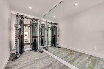 Renovated fitness center