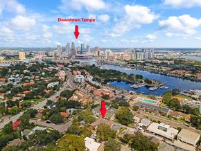 Tampa apartment for rent - an aerial view of downtown tampa