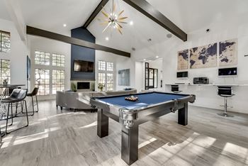 Horizons at sunridge renovated clubhouse with billiards table