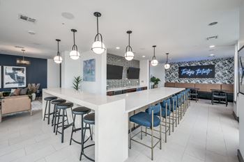 Skylounge with epicurean kitchen and bistro seating