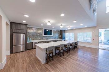 Activity room with kitchen