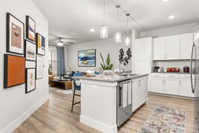 St. Johns apartment for rent - Open concept kitchen and living area at Longleaf at St. Johns Apartments, St. Johns, FL