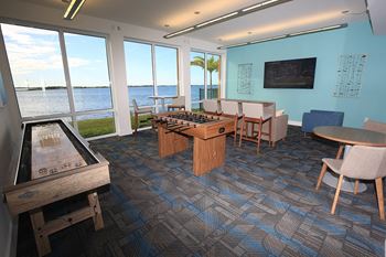 The quarry game room