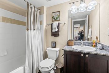 Model bathroom | landings at boot ranch