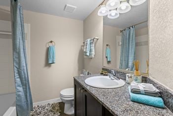 Model bathroom | landings at boot ranch