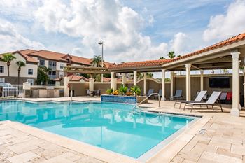The landings at boot ranch apartments pool with sundeck