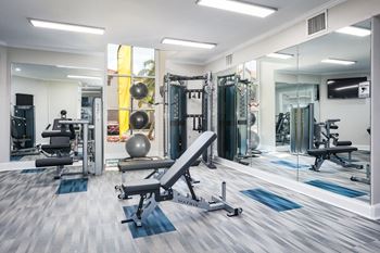 The landings at boot ranch apartments fitness center