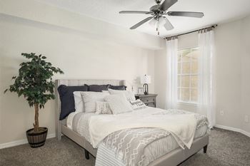 Model primary bedroom