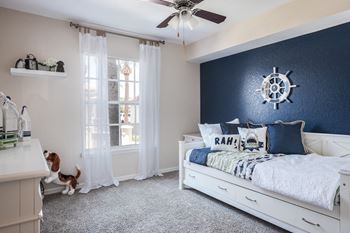 Model guest bedroom