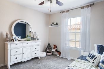 Model guest bedroom