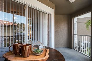 Screened balcony