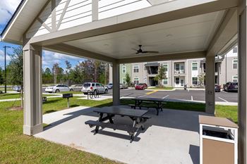 Picnic pavilion with grills