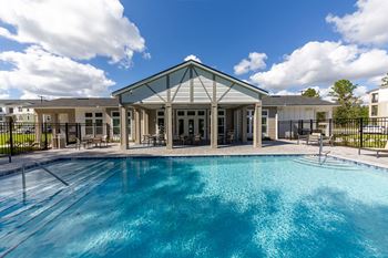 Swimming pool with sundeck