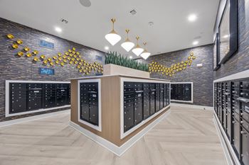 A modern kitchen 