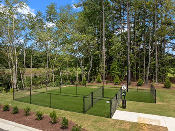 A tennis court 