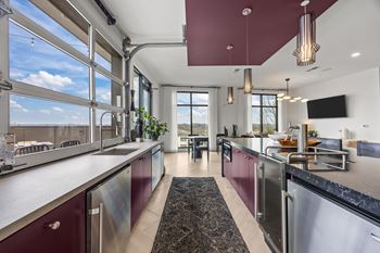 A modern kitchen