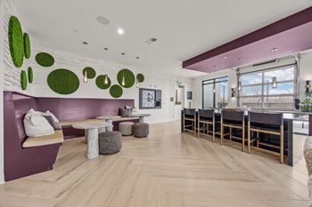 A modern living room 