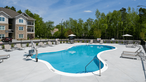 Greenville apartment for rent - Resort Style Community Pool at Bradbury Place at Lynndale, Greenville, NC