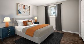 Bloomington apartment for rent - Oak Creek Crossing main bedroom Bloomington, IL