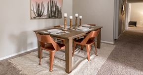 Richmond apartment for rent - a dining room with a table and chairs