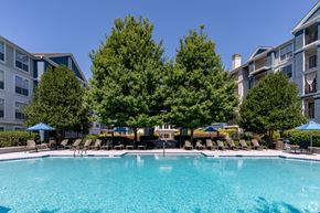 Atlanta apartment for rent - Atlanta, GA Apartments - Sparkling Pool With Lounge Chairs, Tables, And Maintained Landscaping.