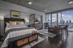 Nashville apartment for rent - SkyHouse Nashville floor to ceiling windows Nashville TN - West End