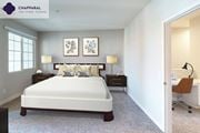 Camarillo apartment for rent - A bedroom with a large bed and two lamps at Mission Hills, Camarillo, 93012