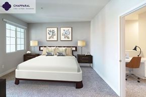 Camarillo apartment for rent - A bedroom with a large bed and two lamps at Mission Hills, Camarillo, 93012