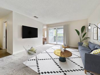 Living room with tv