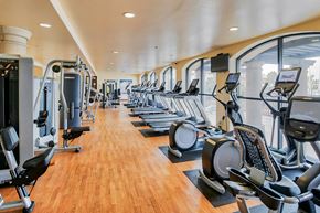 Marina Del Rey apartment for rent - A gym with treadmills and exercise equipment at Marina Harbor, California, 90292