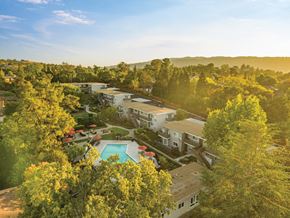 Pleasanton apartment for rent - Aerial view  at Pleasanton Heights, Pleasanton, CA, 94566