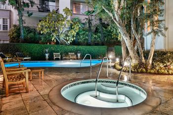 A small swimming pool