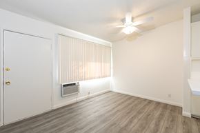 Sherman Oaks apartment for rent - Dining Room with Hardwood Floors and Fan