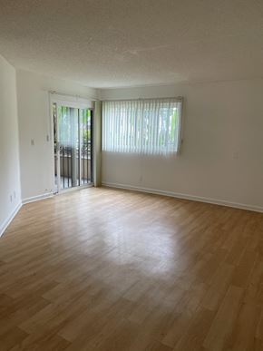 Los Angeles apartment for rent - Living Room with Hardwood Floors and Patio Doors