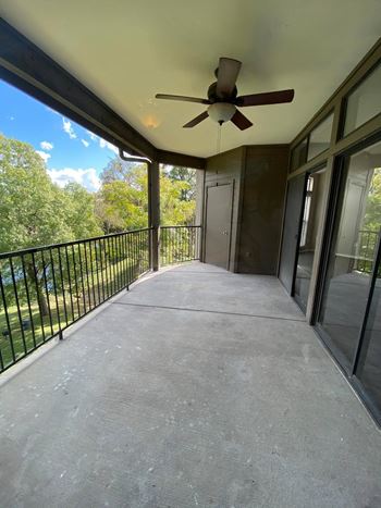 Large balcony