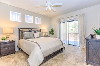 Bedroom with plenty of natural lights