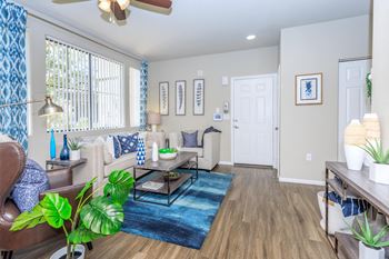 Living room with plenty of natural lights