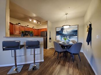 Dining and kitchen