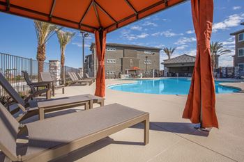 Poolside lounge