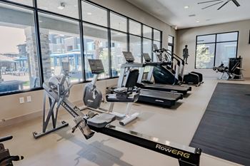 Fitness center with updated equipment