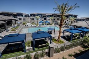 Las Vegas apartment for rent - Pergola near the swimming pool at Level 25 at The Curve by Picerne, Las Vegas, NV