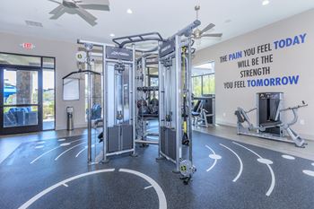 Modern fitness center