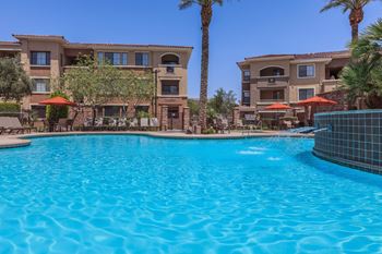 Relaxing swimming pool