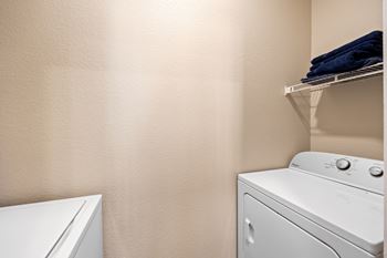 Full-size washer and dryer