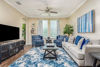 Living room with tv