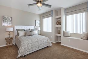 Las Vegas apartment for rent - Bedroom interior white at Level 25 at Durango by Picerne, Las Vegas, NV