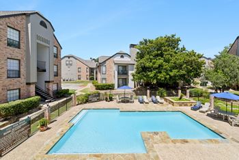 Beautiful sparkling pool