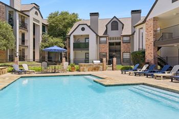 Beautiful sparkling pool