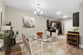 Tallahassee apartment for rent - 1 Bedroom Unit| Virtually Staged Dining Room at Capital Grand in Tallahassee, FL
