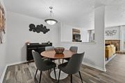 Plano apartment for rent - Model unit dining room at Chisholm Place in Plano, TX